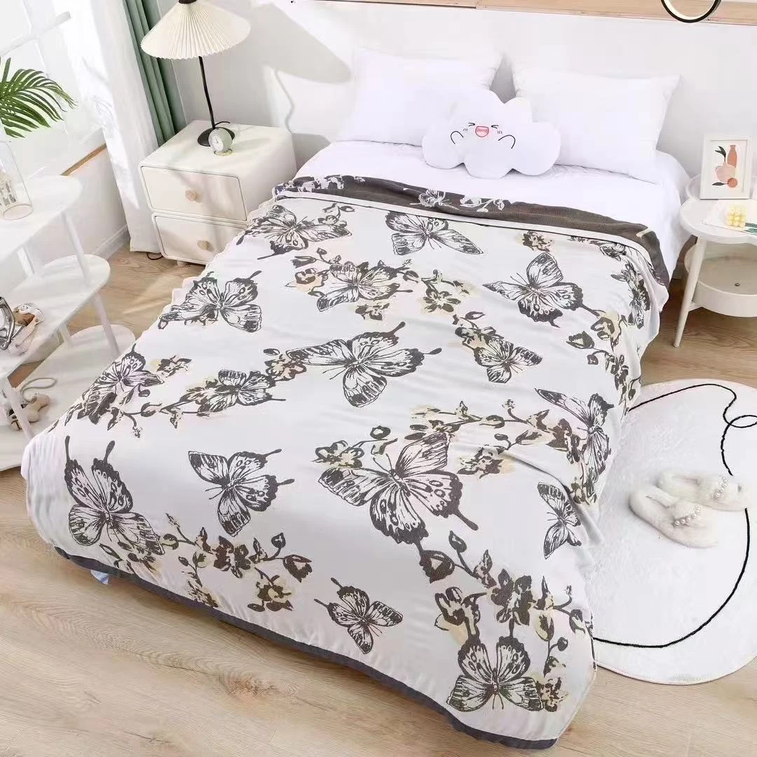 【蝶梦】150*200竹纤维冷感毯夏季凉感毯成人款