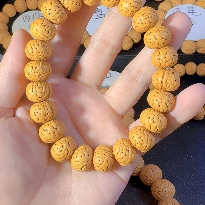 張***張吊坠桃核纽扣桃核手串