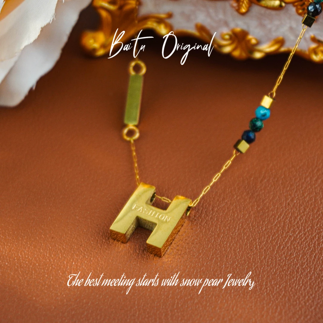 钛钢项链 【INS · GG】钢 ♠  原创设计 LX3187 项链·中长