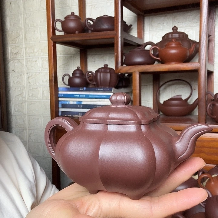 用***5茶壶紫砂传壶300cc精工半手工