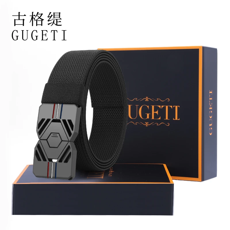 【礼盒包装】正品古格缇男女通用腰带松紧编织腰带多功能运动通勤风