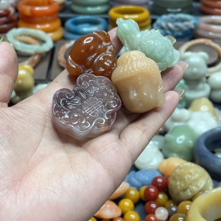 颈饰合金石英质玉用****9