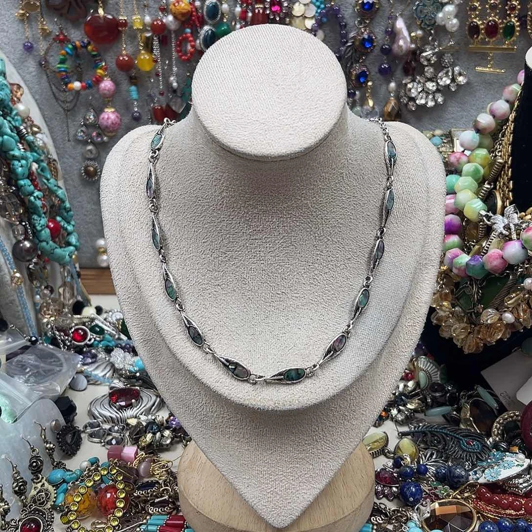 锌合金合金复古银项链