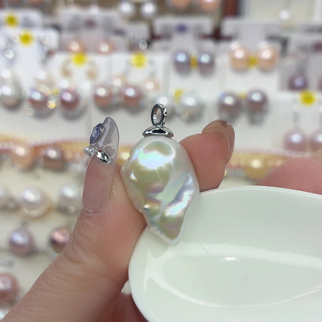 颈饰淡水珍珠合金