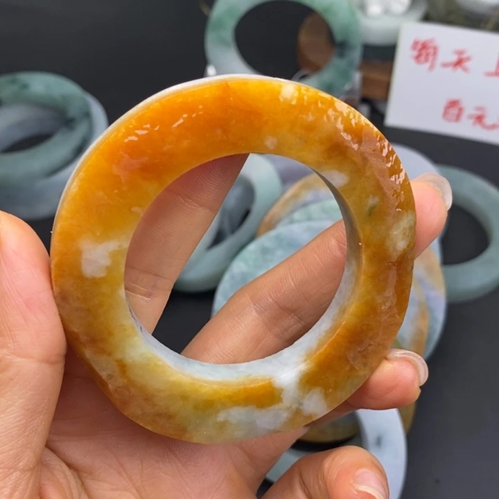 范***8定制翡翠翡翠手镯未镶嵌