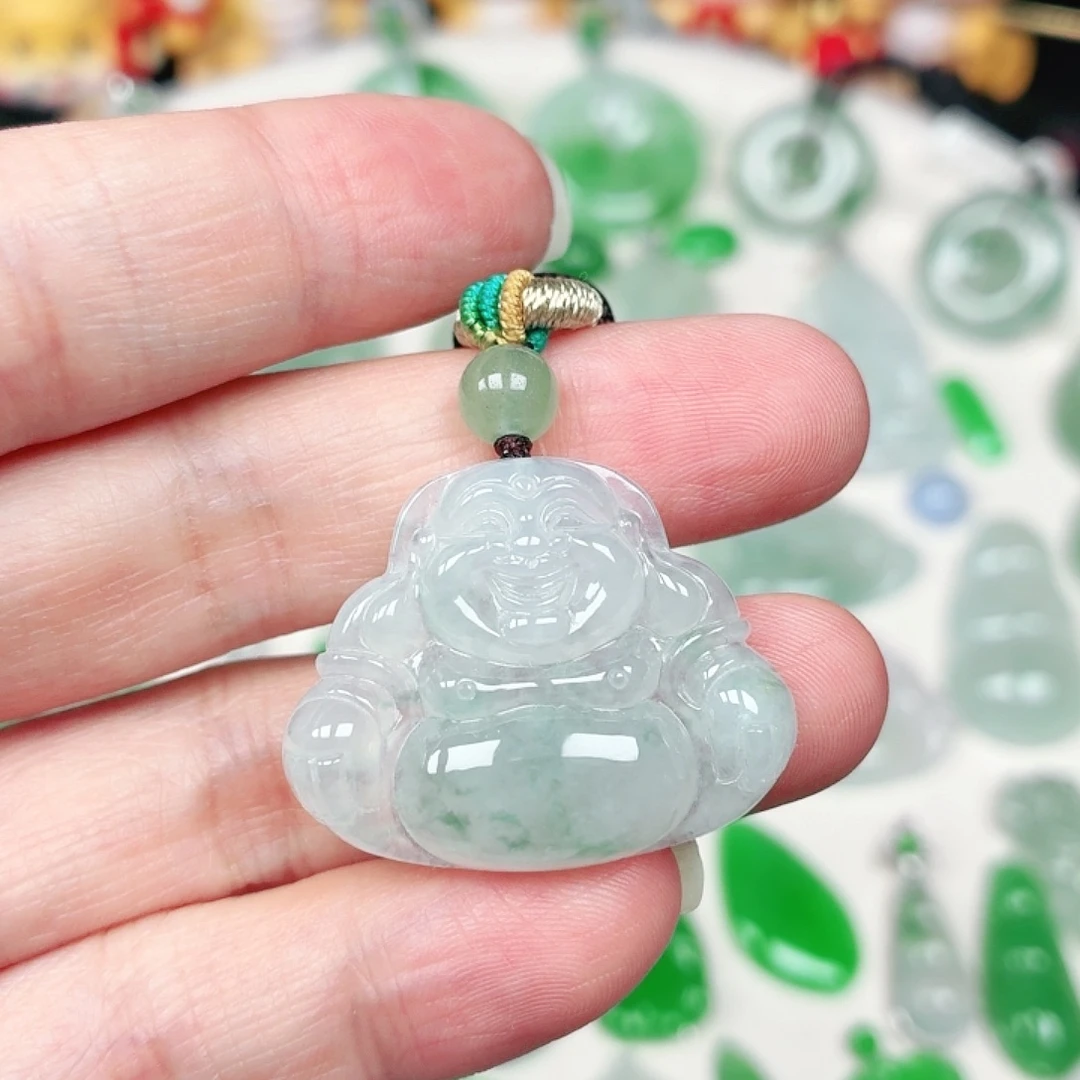 翡翠未镶嵌颈饰缅甸天然A货翡翠
