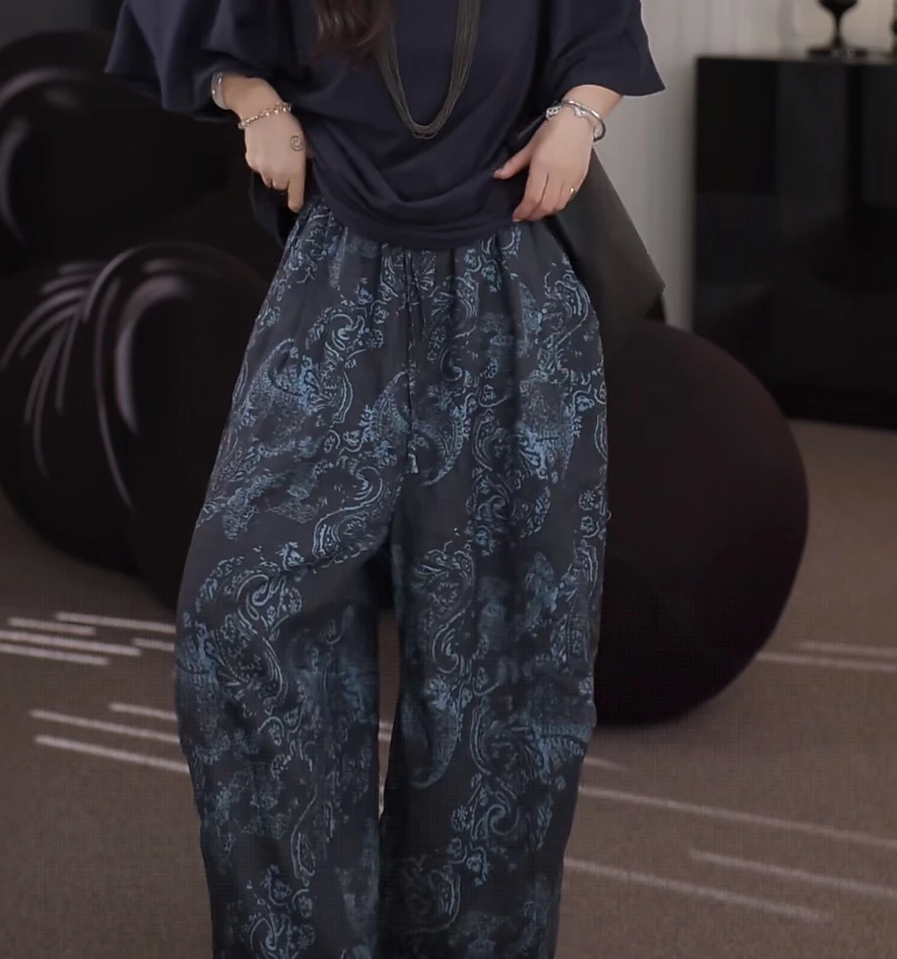 卢尚原创波西米亚灯笼裤250611