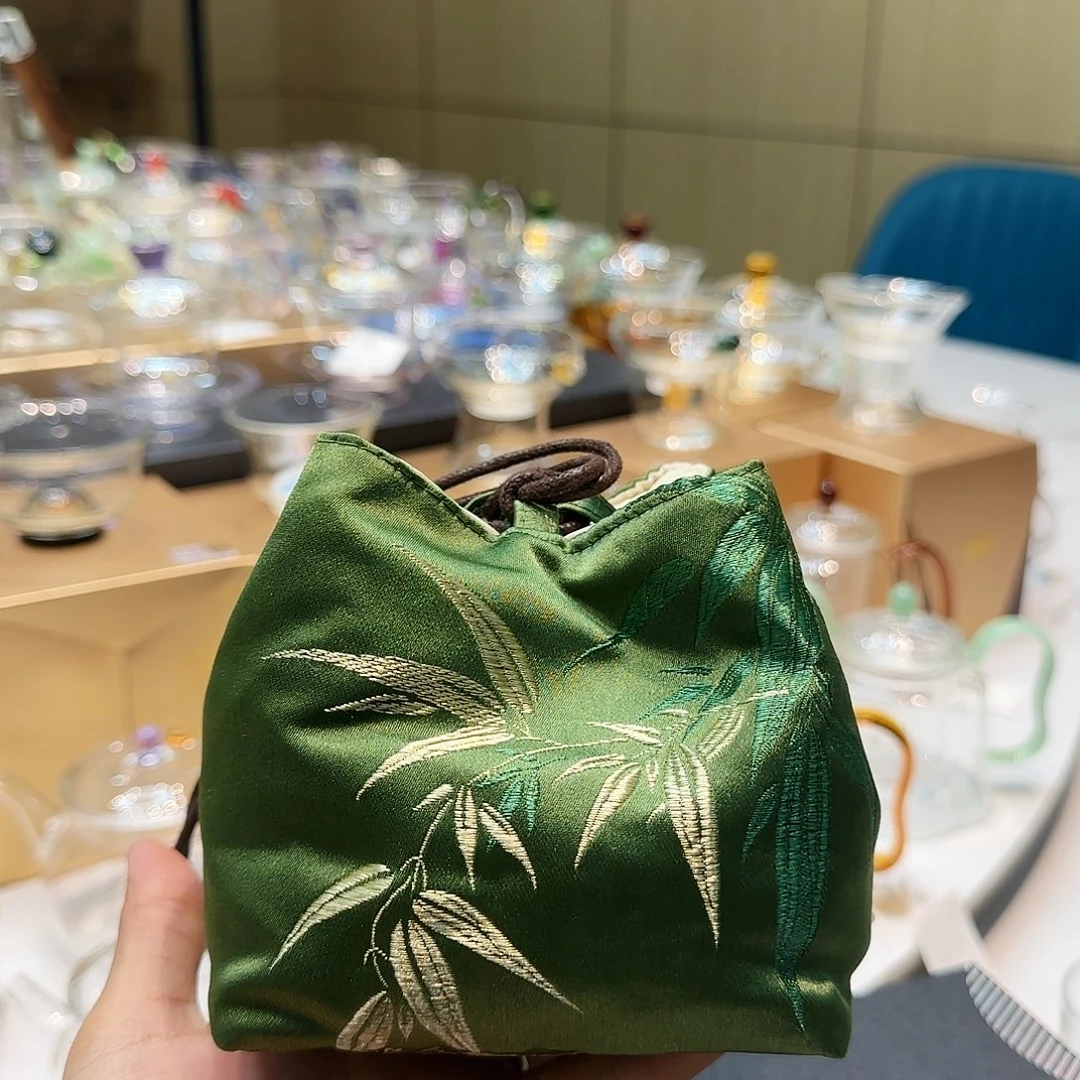 禾器翠竹色茶事包