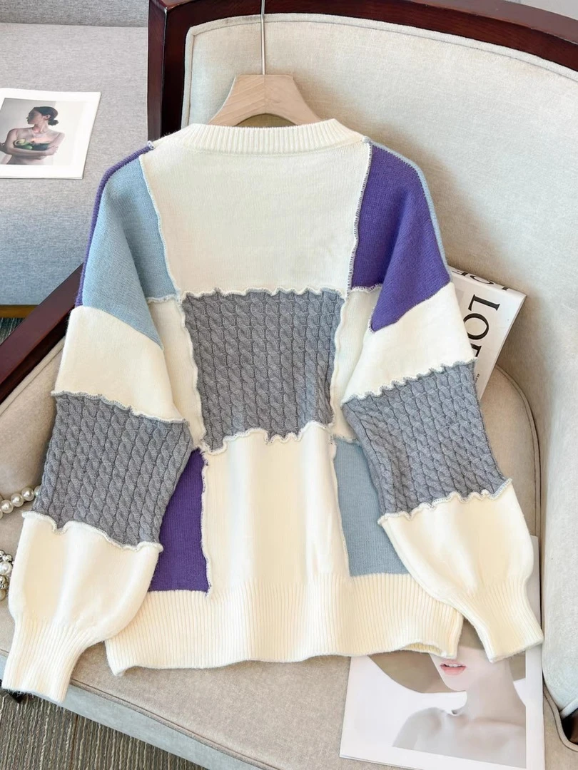 【301-400】秋季样气针织打底衫女秋冬装新品时尚长袖毛衣内搭上衣