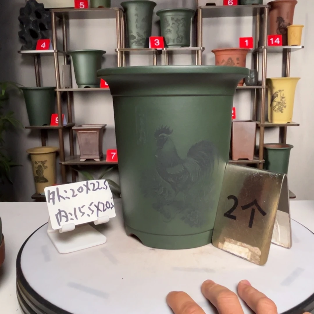 紫砂花盆紫砂花盆