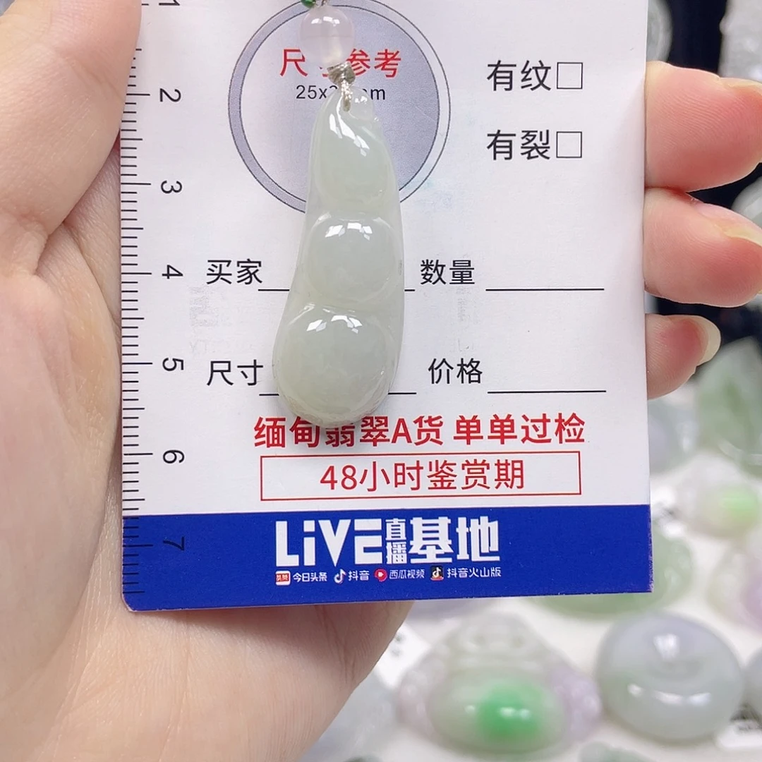 颈饰未镶嵌翡翠福豆