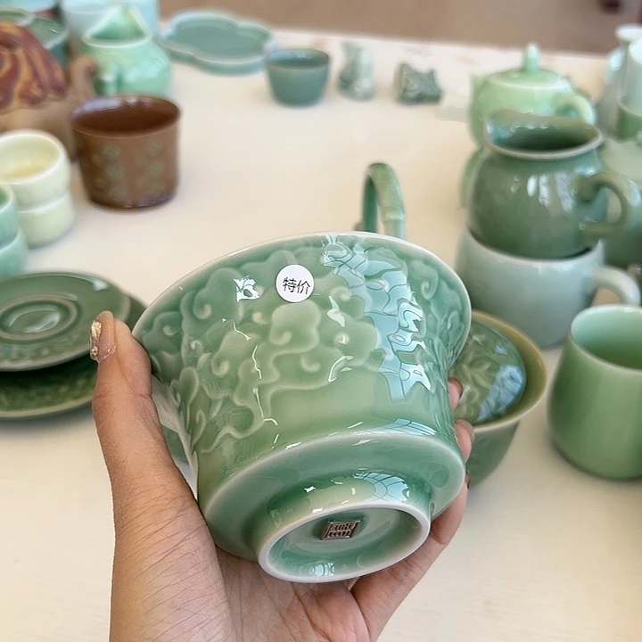 小米茶器龙泉青瓷