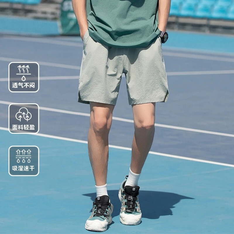 2025年夏季新款短裤男宽松跑步薄款透气轻盈五分休闲裤8LKY913