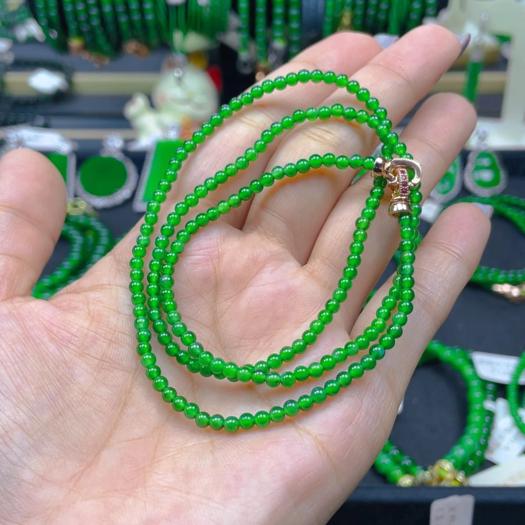 颈饰未镶嵌翡翠项链3