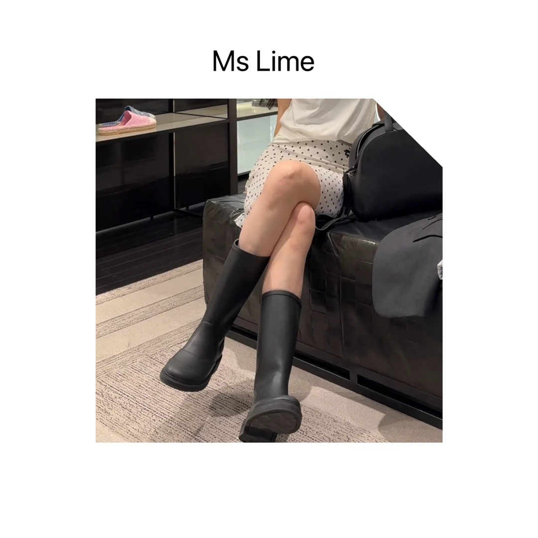 王嬛嬛MsLime24年新款时尚高级长筒靴 HC2A0258