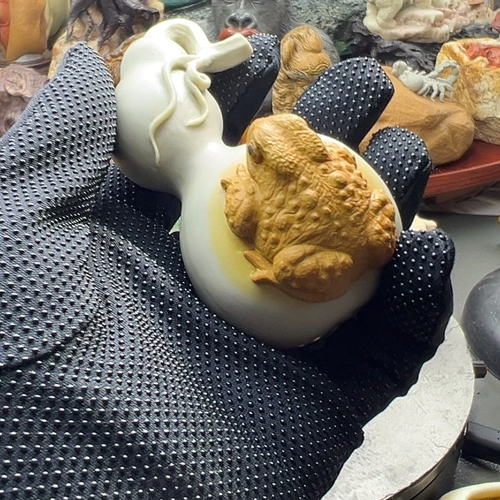 东北石松花石摆件