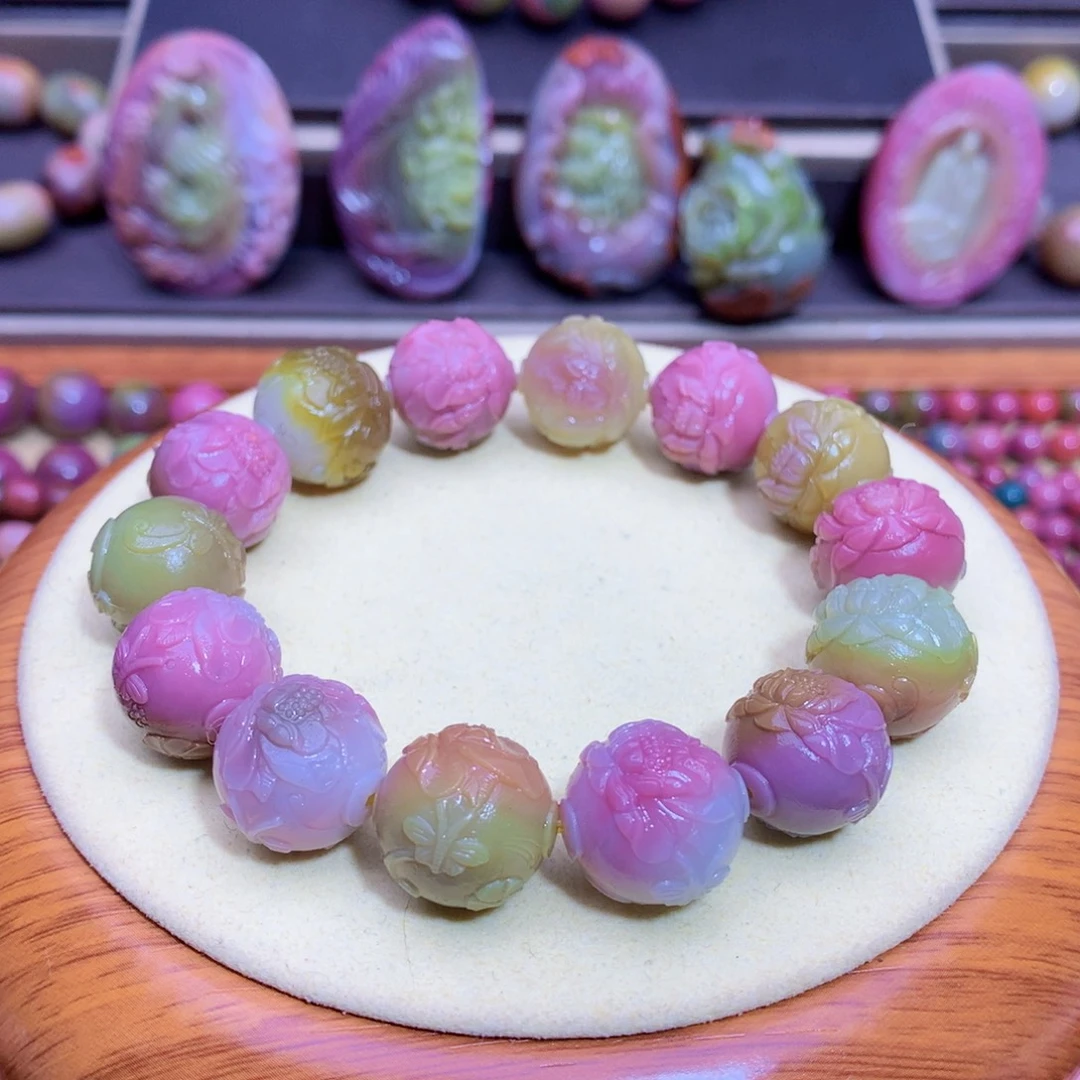 玛瑙未镶嵌手链盐源