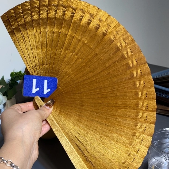 金丝楠用****0金丝楠木扇子
