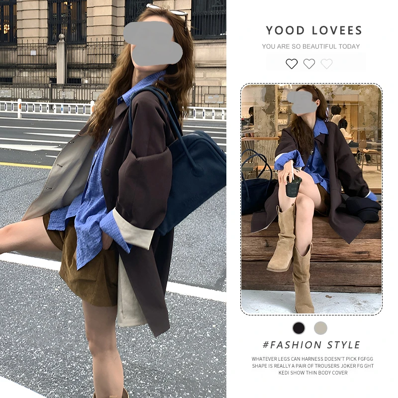 正反两面穿风衣外套2025春秋季新款宽松中长款英伦风气质上衣女潮