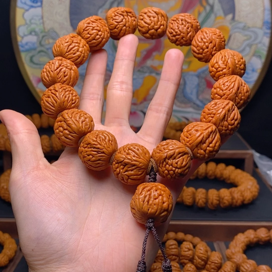 手串桃核龙纹桃核麒麟