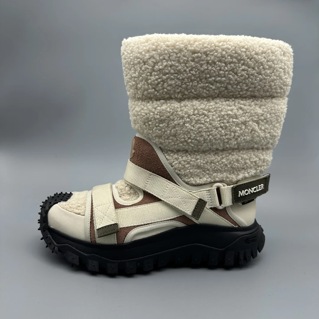 MONCLER/蒙口 mo164 粉白保暖靴 时尚潮流