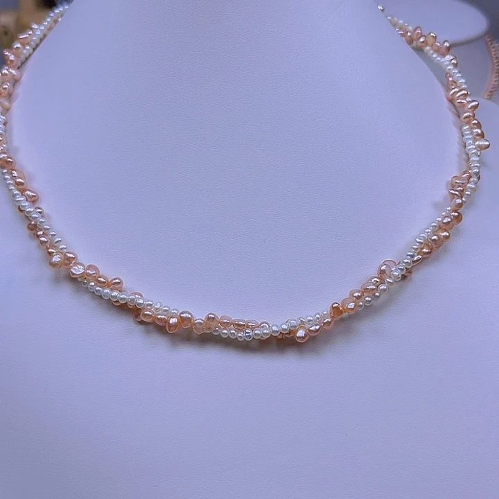 淡水珍珠颈饰合金猫****.