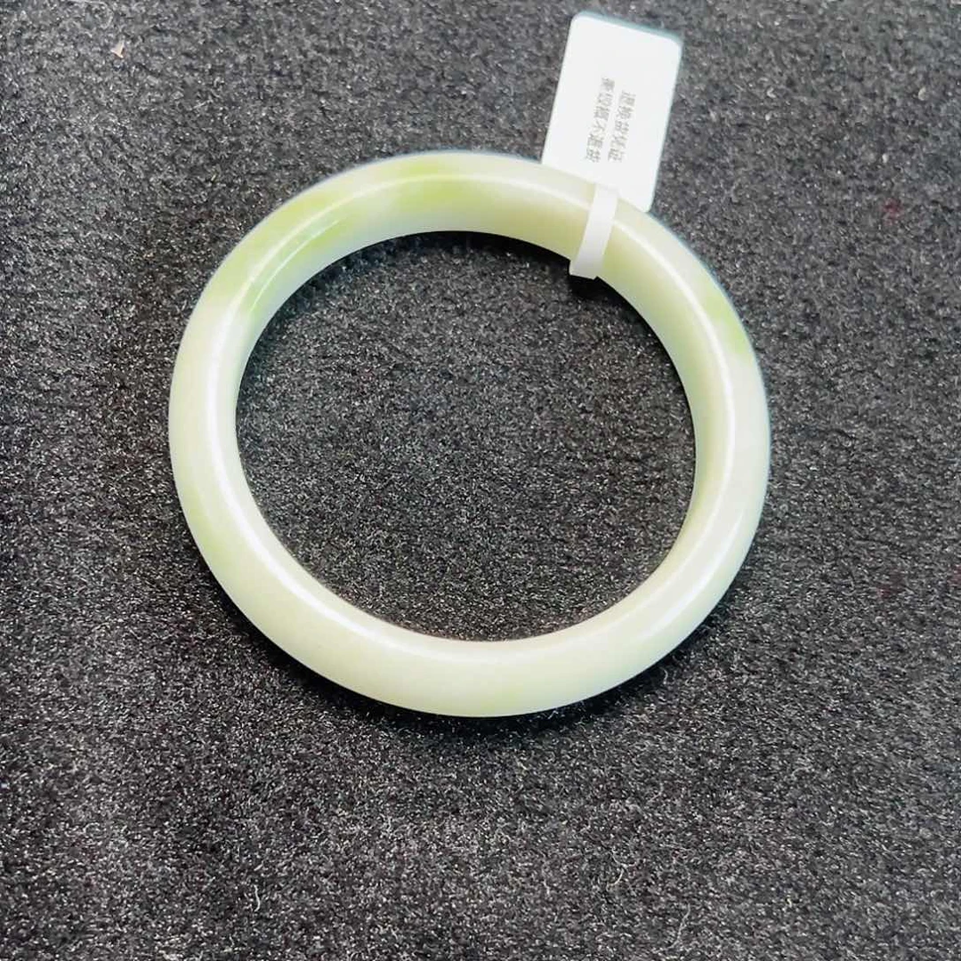 蓝田玉（蛇纹石化大理石玉）手镯合金