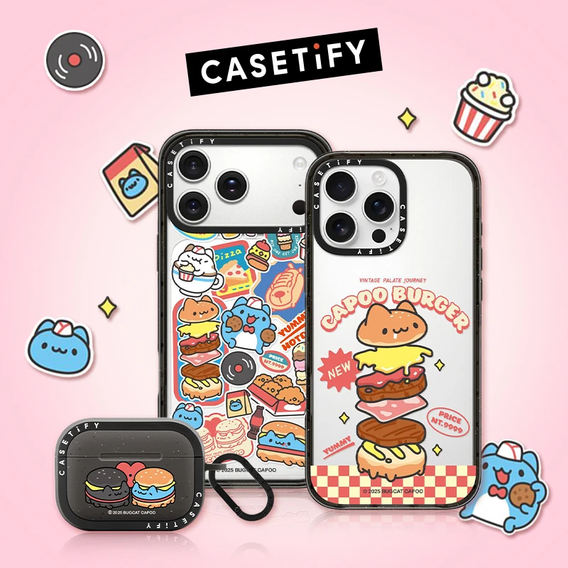CASETiFY Bugcat Capoo手机壳保护套防摔苹果iPhone16/17新
