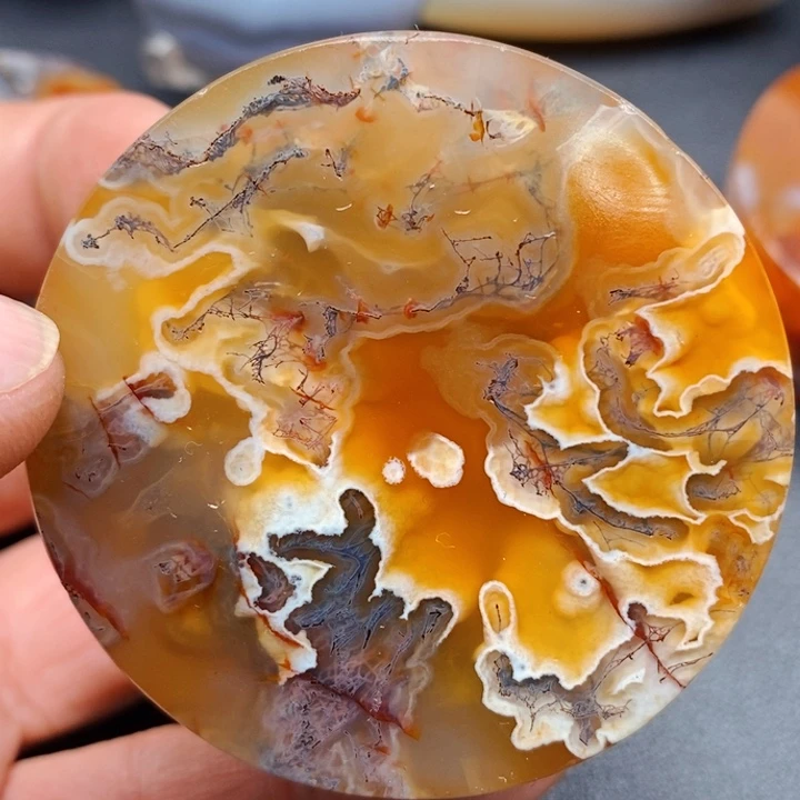 玛瑙/玉髓颈饰未镶嵌绿***湾