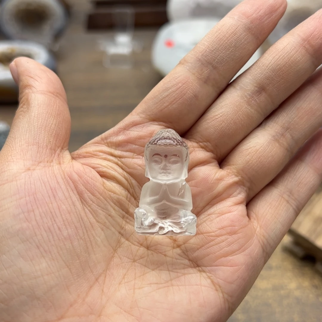 水晶水晶无镶嵌未镶嵌宝宝佛