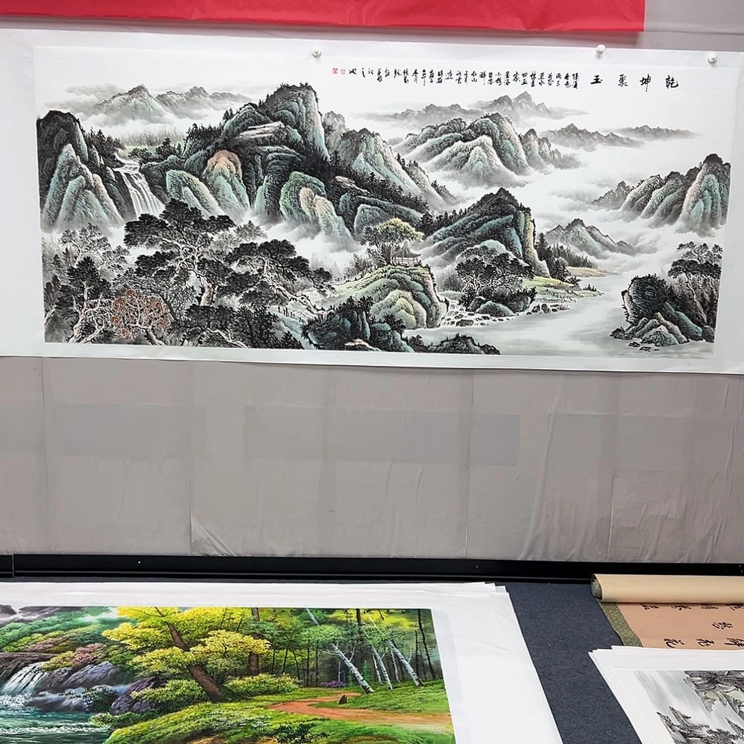 国画宣纸国画纯手绘作品
