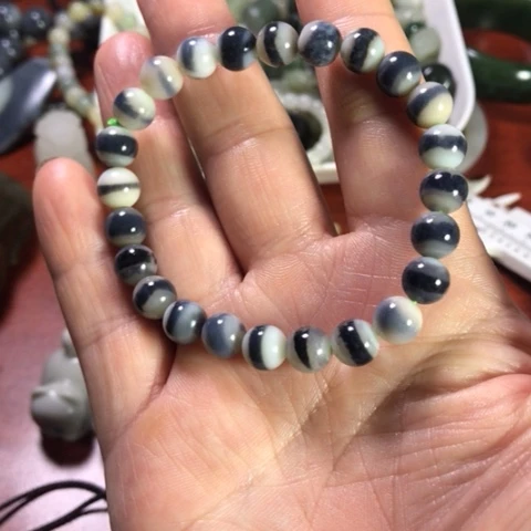 未镶嵌手链和田玉快**石