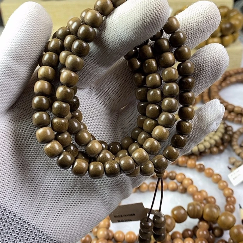 【闪购商品】檀香木手串/手链阴沉印度老山檀香7/8老型108颗