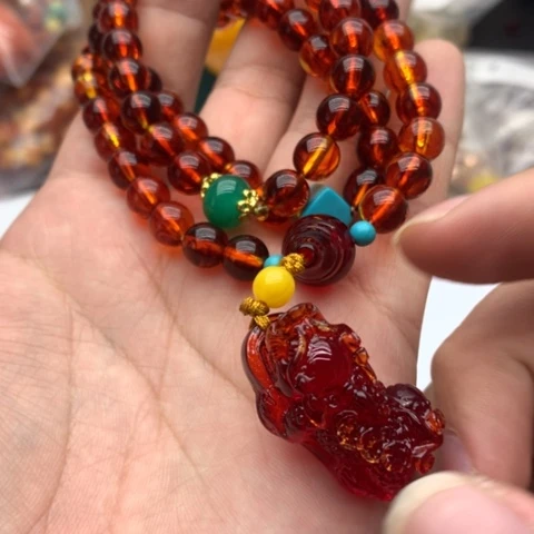 手链琥珀未镶嵌B59