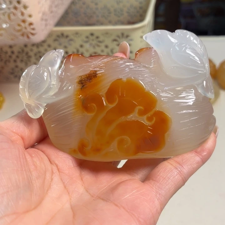 玛瑙/玉髓未镶嵌吊坠(不含链)