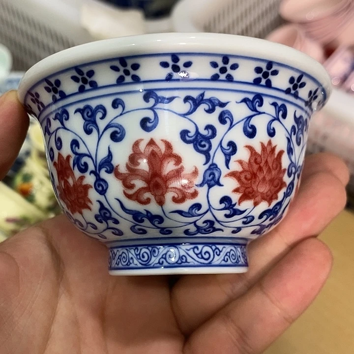 摆件景德镇陶瓷主人杯234555