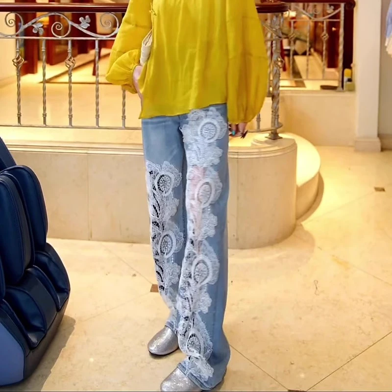 天丝亚麻休闲裤女夏季新款大码胖mm小个子遮肉显瘦九分香蕉奶奶裤