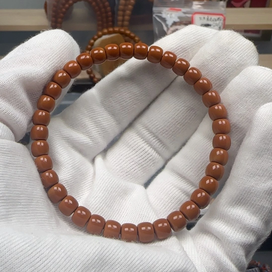 手串橄榄核老挝单圈极限弧6.2mm