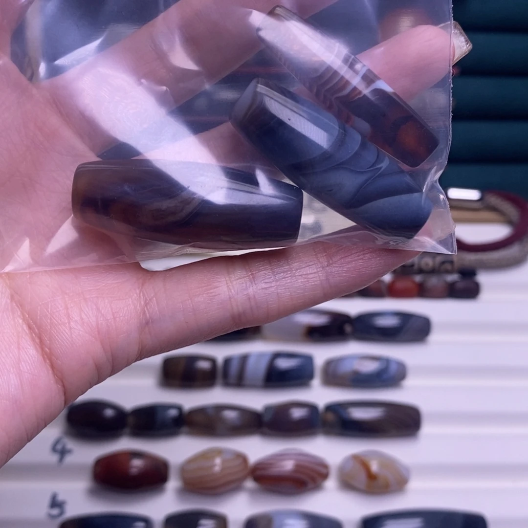 X***玛瑙/玉髓合金颈饰