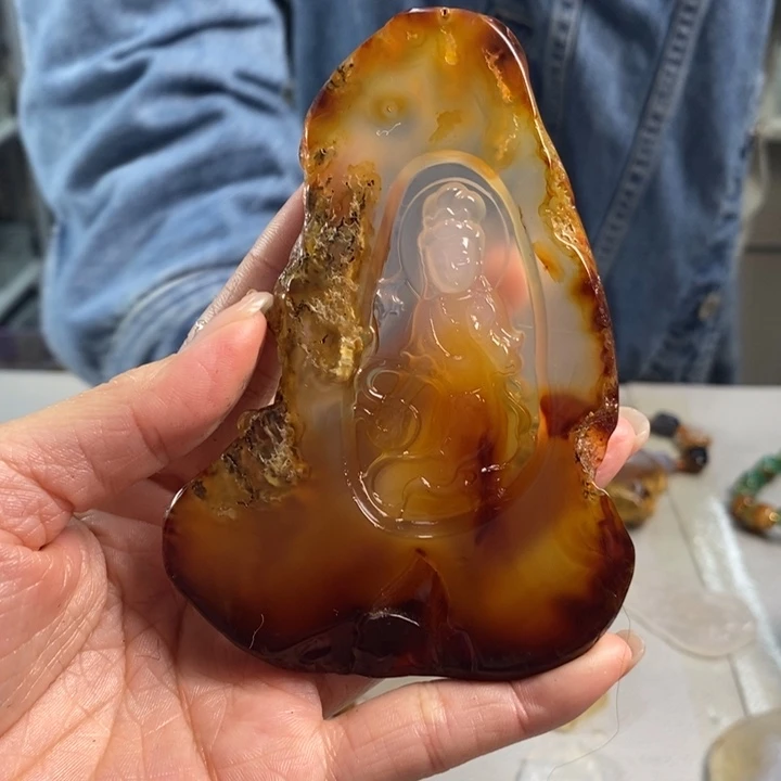 玛瑙/玉髓吊坠(不含链)未镶嵌
