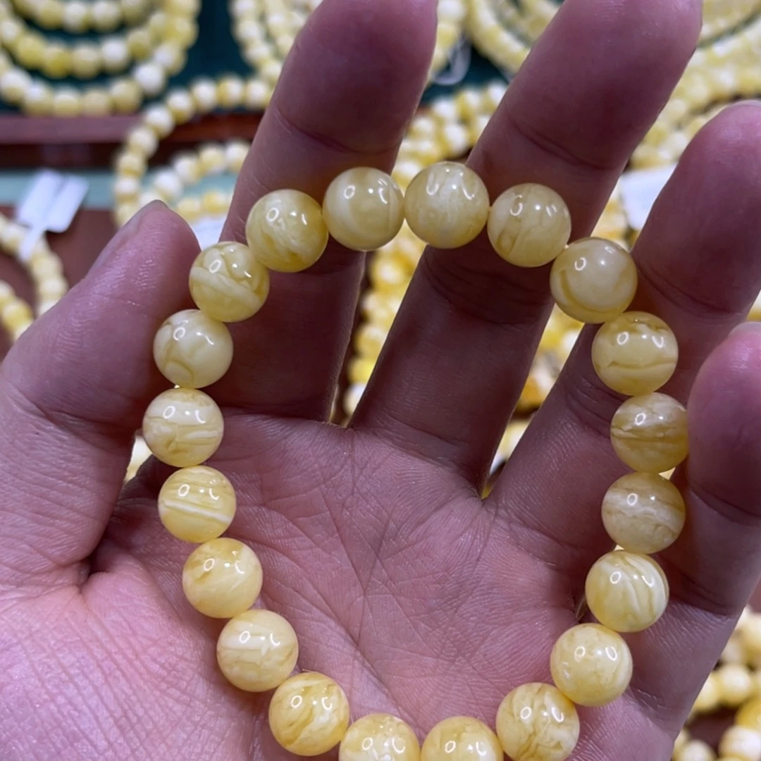 蜜蜡未镶嵌珠宝奇石10+mm虎皮腰花