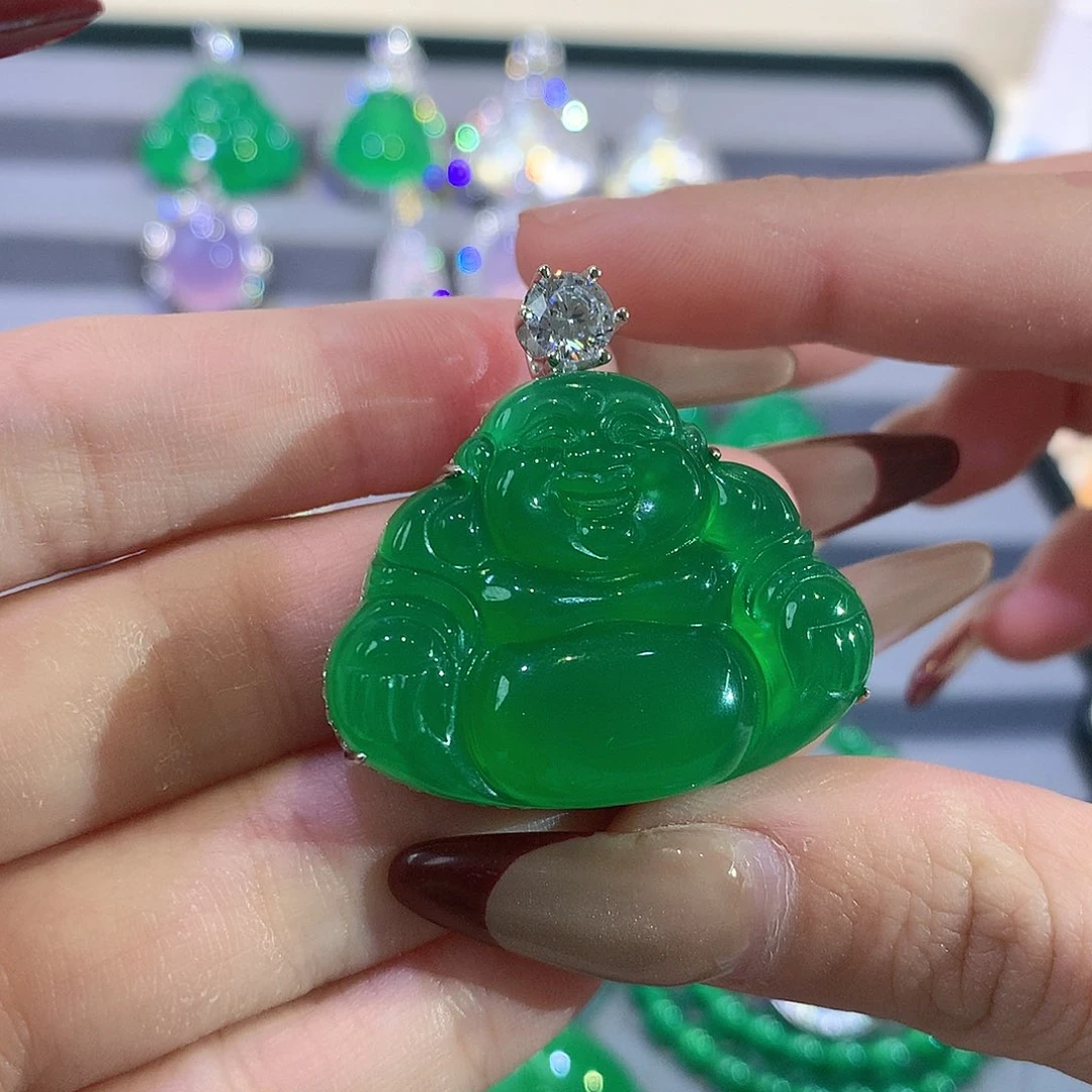 玛瑙/玉髓颈饰银S925镶嵌武*雅