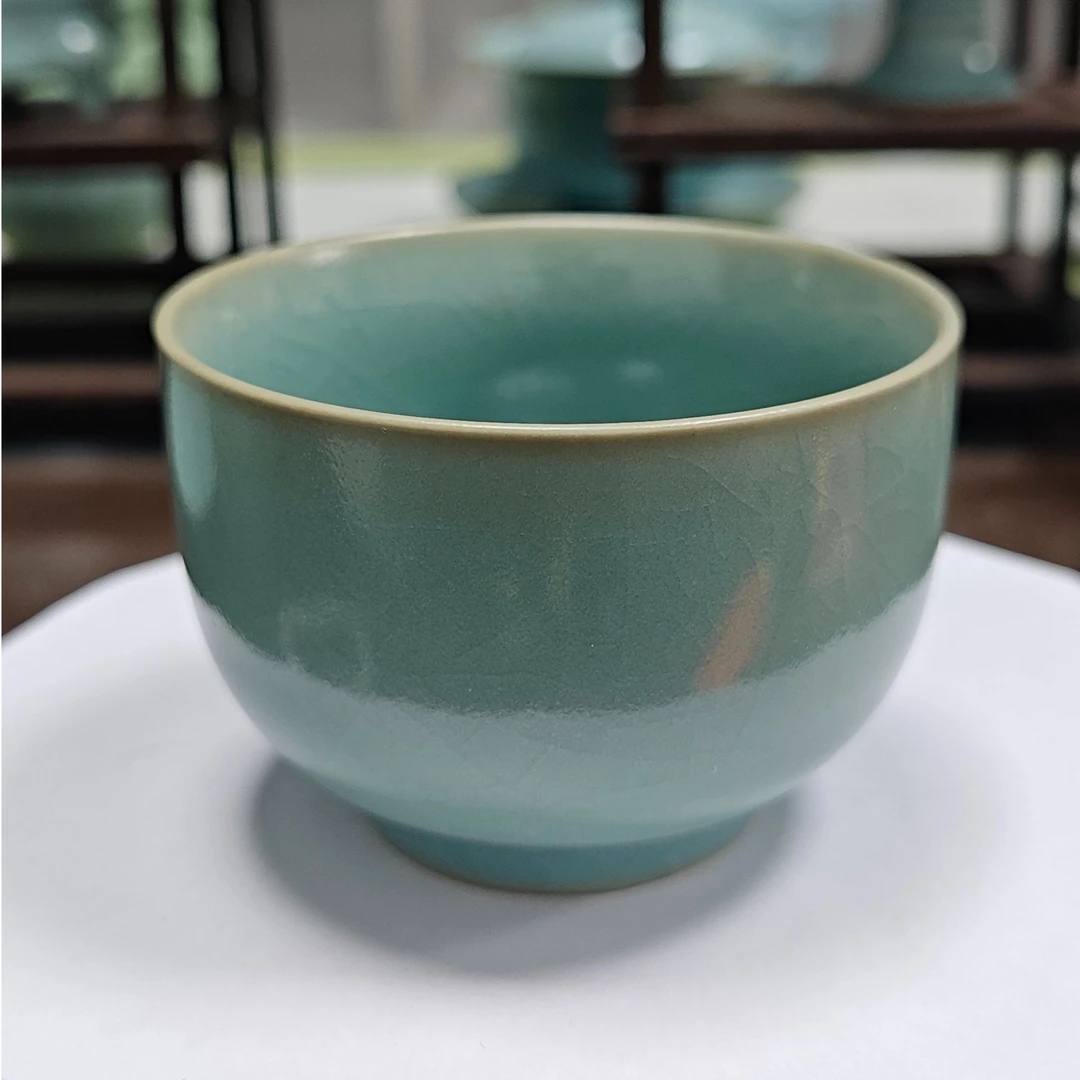 汝瓷直口杯120ml主人杯