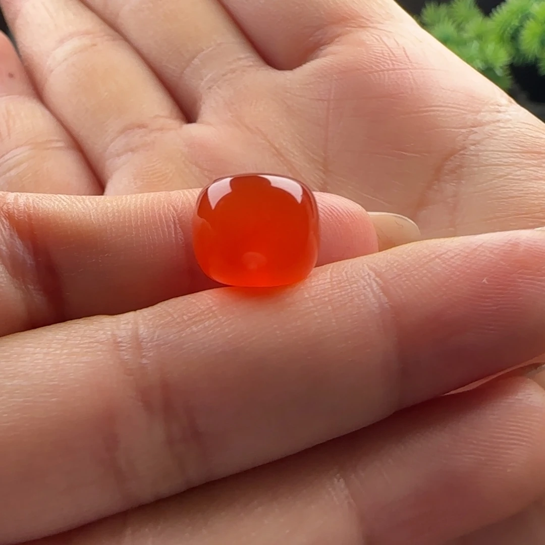 南红玛瑙未镶嵌老型11.3*9.9，冰红