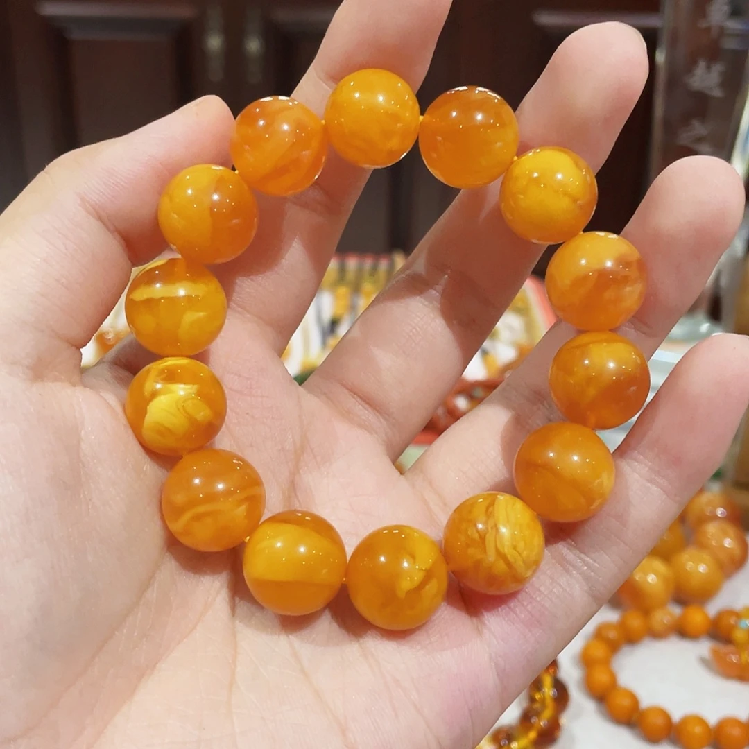 蜜蜡未镶嵌手链手串
