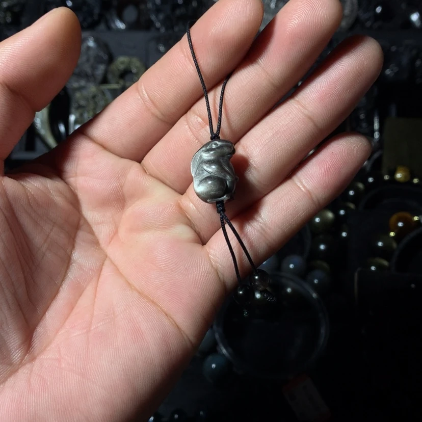 【闪购商品】黑曜岩珠宝奇石未镶嵌阿****主