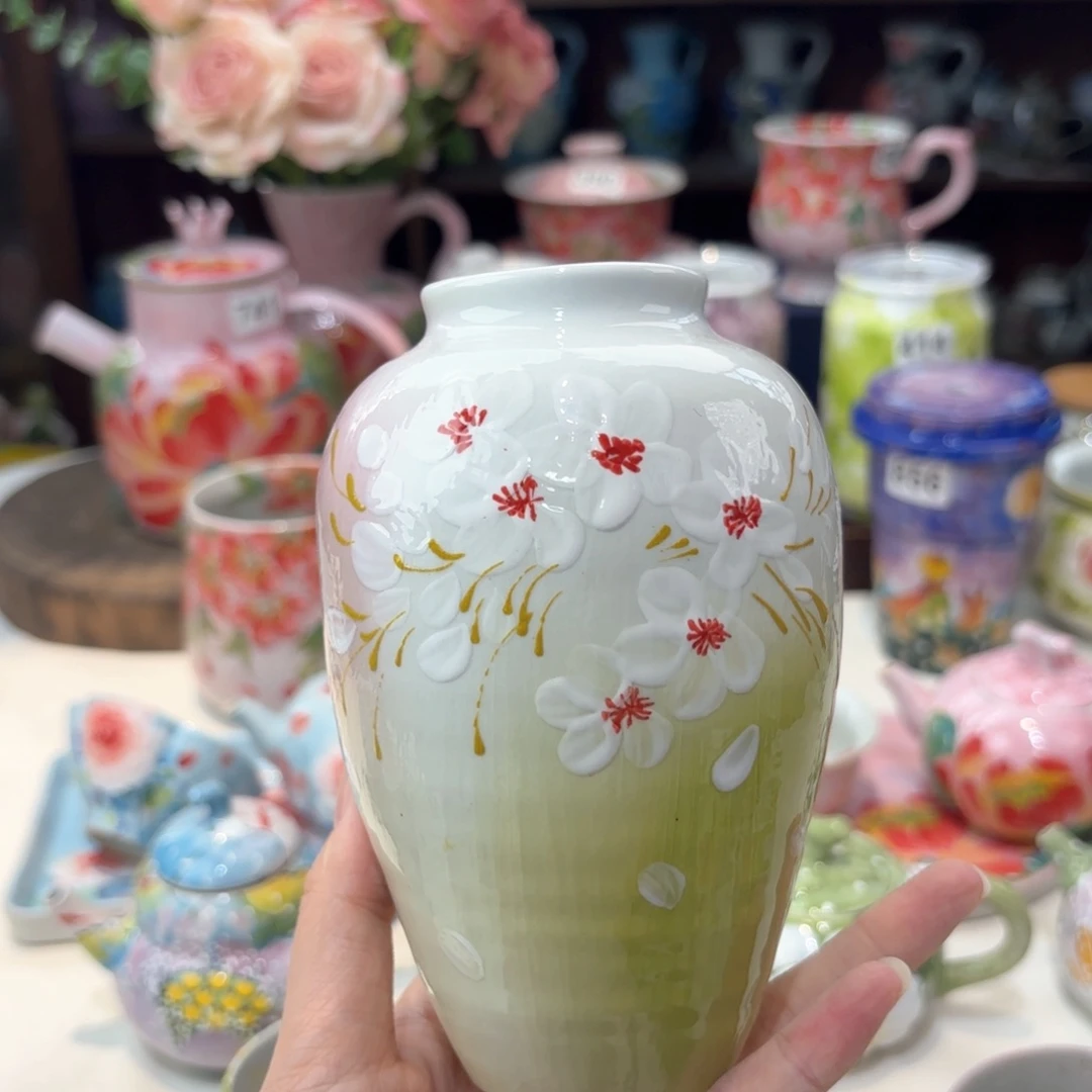 景德镇手绘高温釉下彩陶瓷茶具