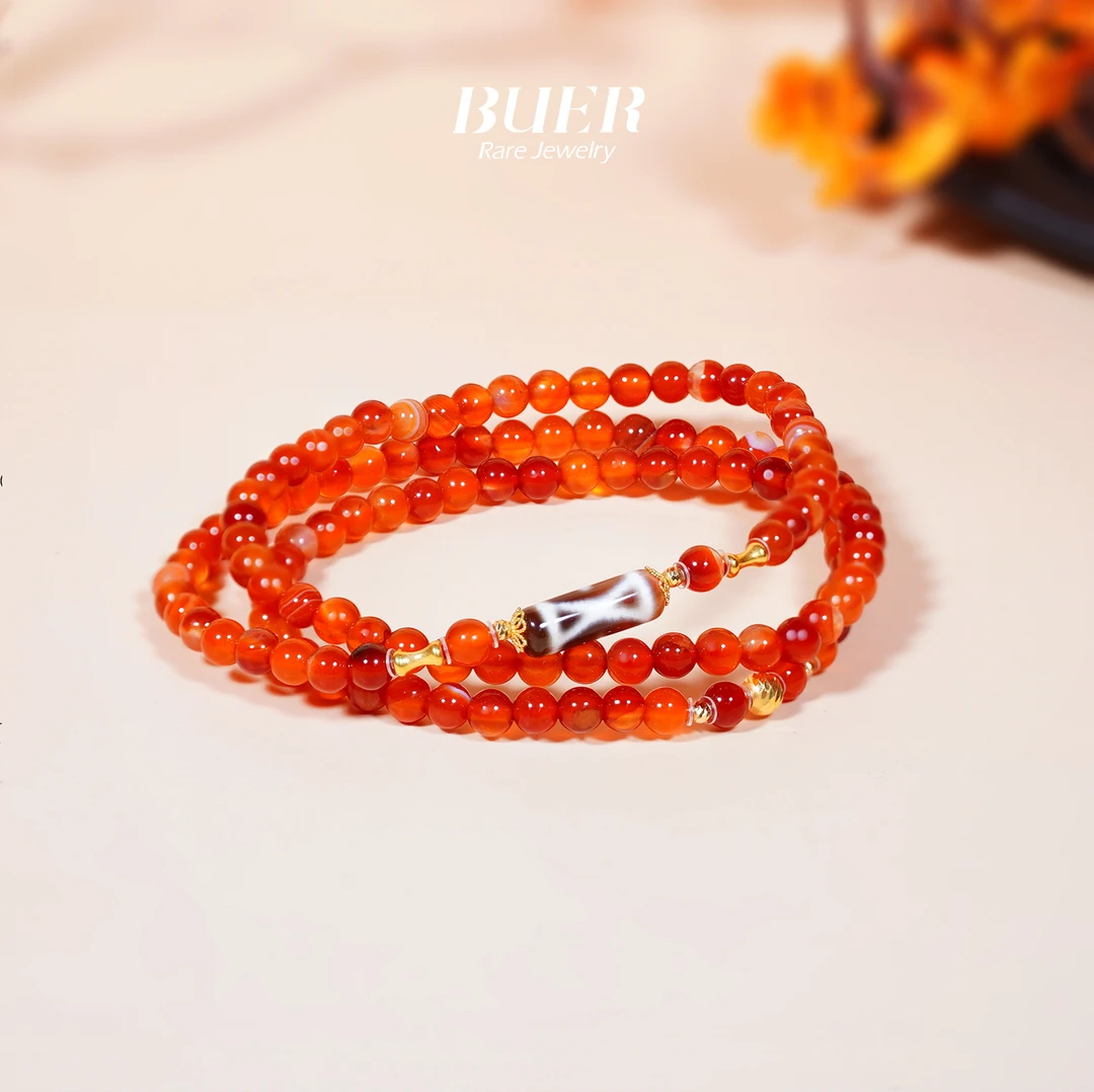 【不二】老缠丝珠珠18k金DIY多圈手串(多样性发)