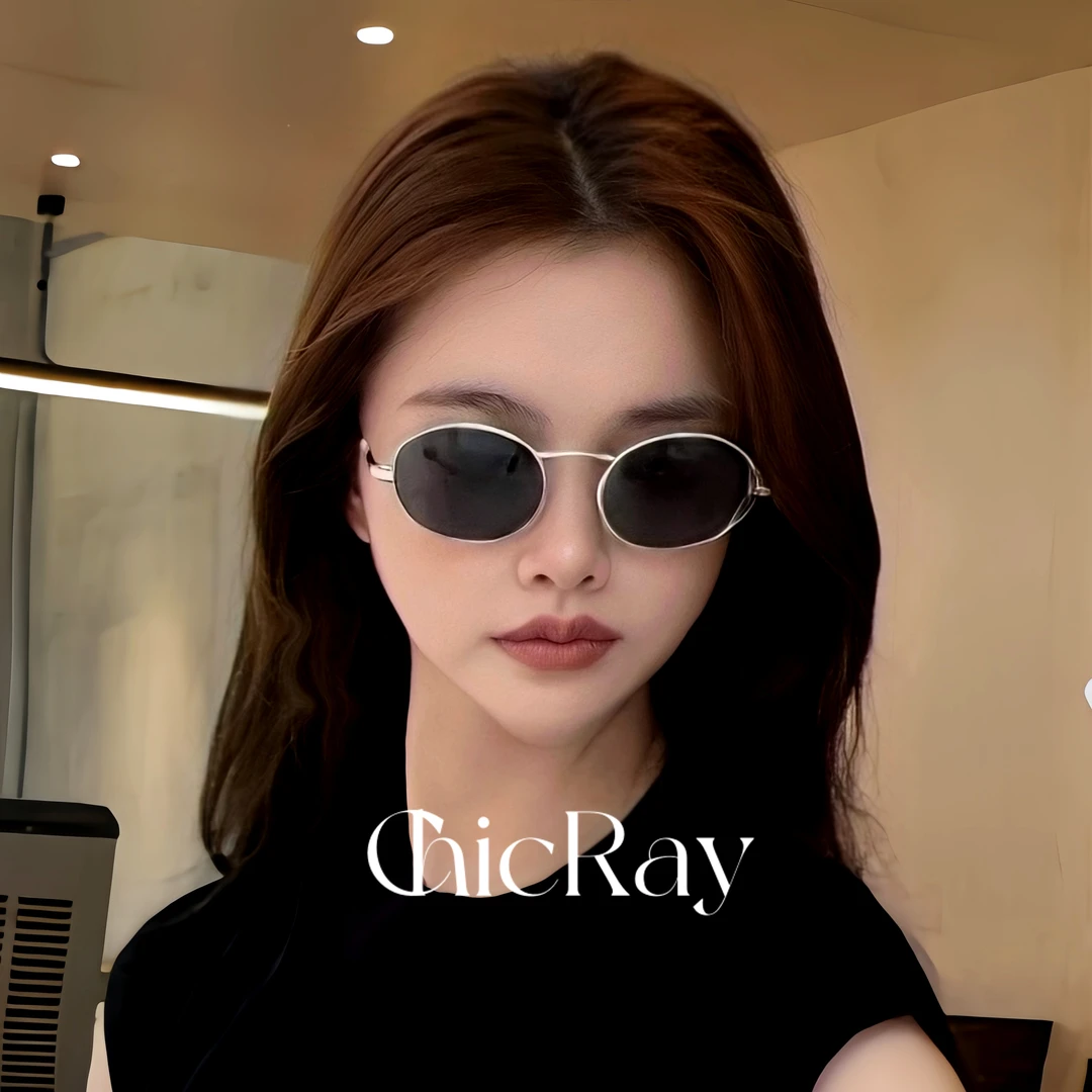 【ChicRay】法式复古太阳镜金丝老钱风偏光防紫外线 墨镜女士开车