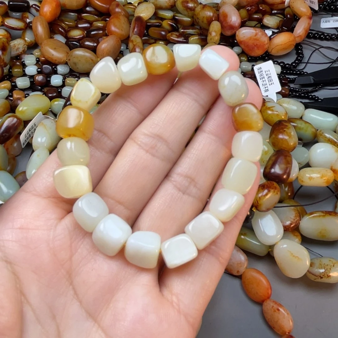 和田玉手链未镶嵌